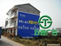 墻體廣告符合各類(lèi)公司的宣傳媒介